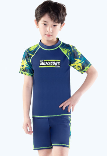Đồ bơi bé trai lớn ngắn tay Momasong (Szie 8 - 18 tuổi)